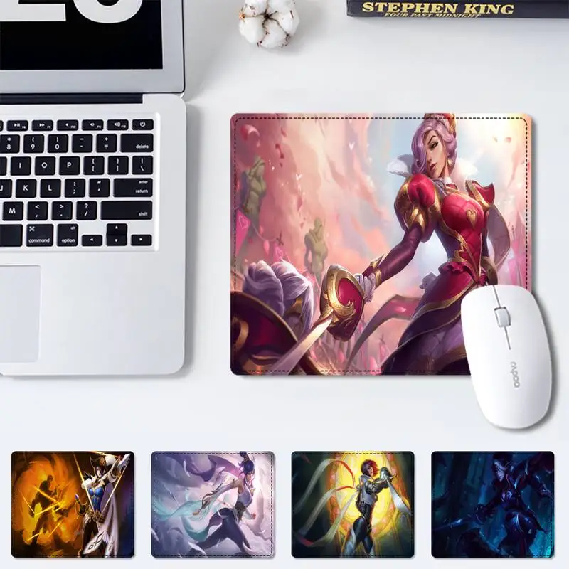 

Нескользящий коврик для мыши Art LOL Fiora, маленький резиновый игровой коврик для мыши, коврик для офисного стола