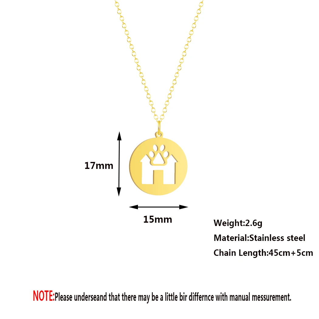 Модное ожерелье Kinitial с изображением лап ювелирные изделия лапы собаки питомца