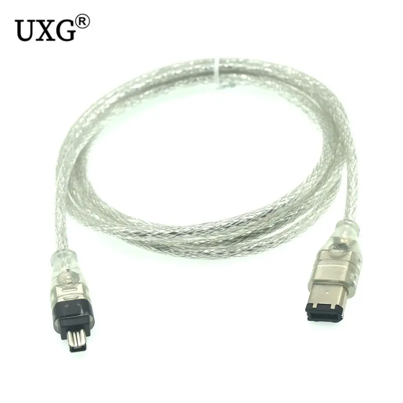 

1.5M FireWire 4P/6P 6pin to 4Pin IEEE 1394 iLink Adapter Cable Cord Wire Lead High Speed 150cm 5ft