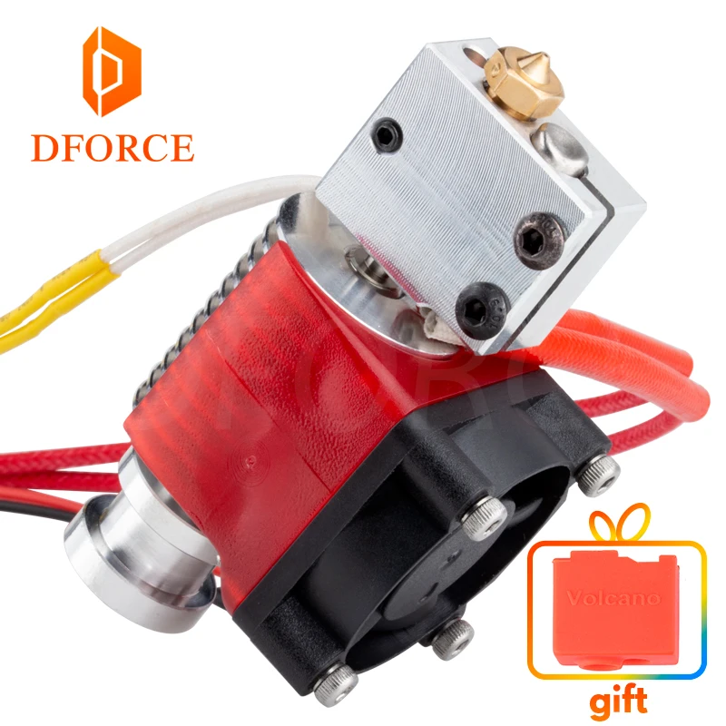 DFORCE v6 Volcano hotend 12 В/24 В пульт дистанционного управления Bowen print J head Hotend и кронштейн