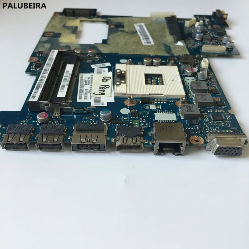 Материнская плата для ноутбука marshbeira Lenovo G570 PIWG2 LA-675AP материнская HM65 DDR3 разъем PGA989