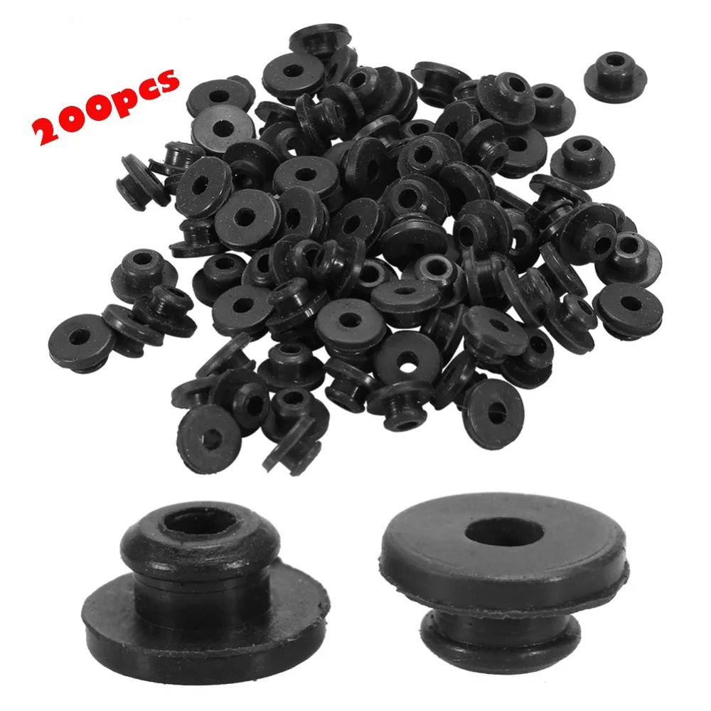 Бесплатная доставка 100 шт тату иглы резиновые втулки соски черный &quotТ&quot Тип