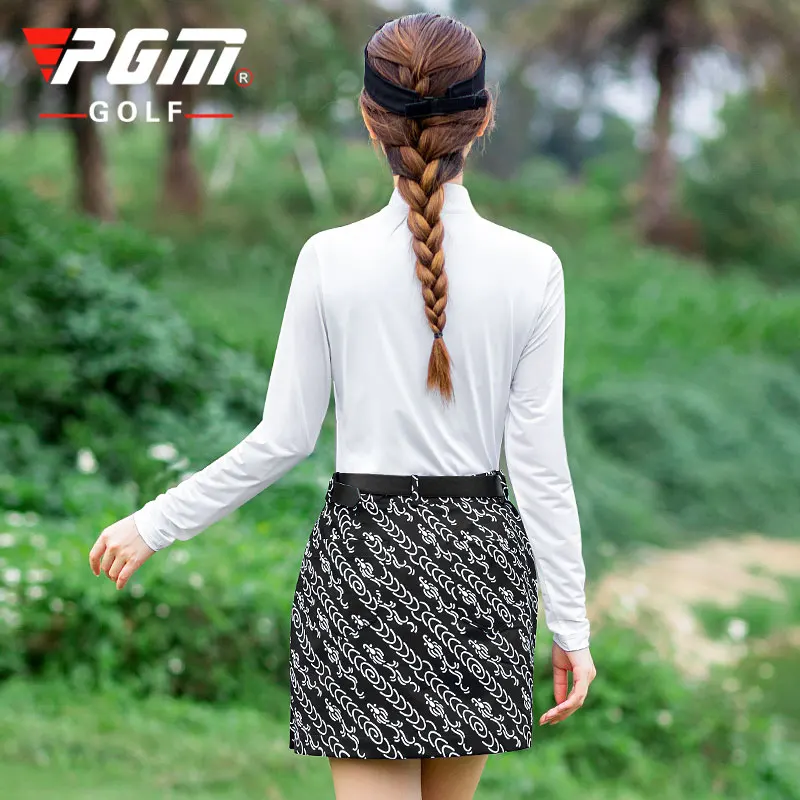 

PGM 2020 Summer New Golf Women Super Elastic Clothing Viscose Fiber Long Sleeve Breathable Sun-Proof Clothing YF284