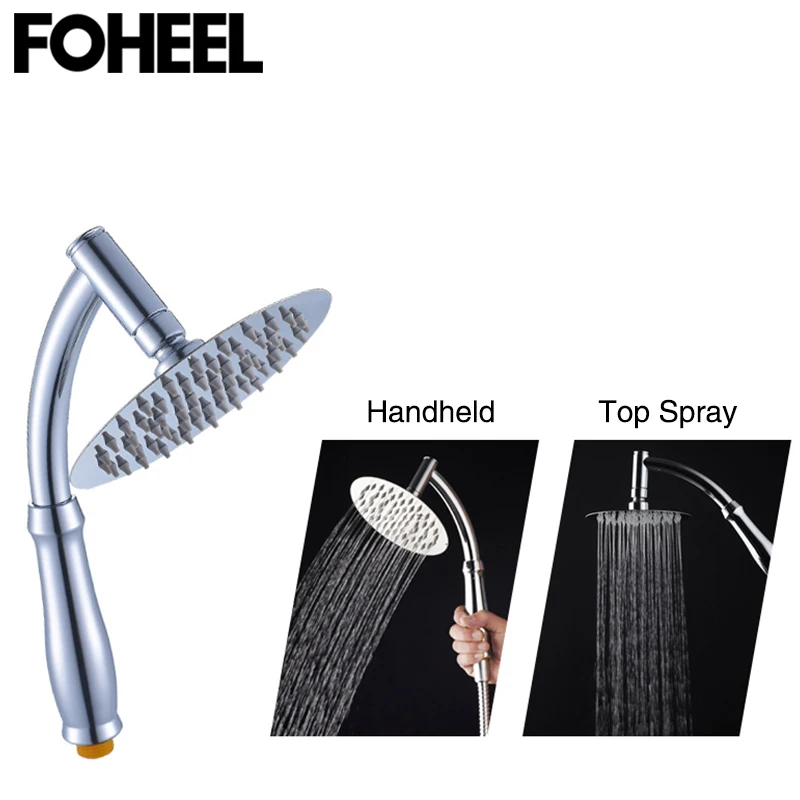 FOHEEL 4/6/8 дюймовый квадратные Нержавеющая сталь ультра-тонкий насадкой &amp