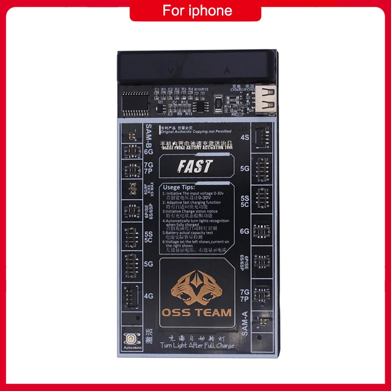 Professional Battery Activation Board Fast Charging And Activated 2 in 1 Tools Repair For iphone / Andriod Smartphone |