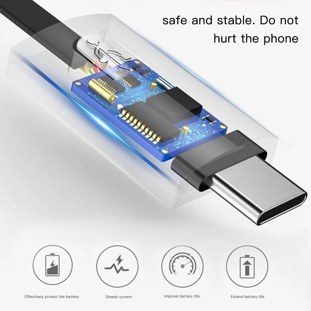 0,2 m Micro usb type C Плетеный брелок для быстрой зарядки кабель передачи данных 2.4A кабель для Redmi Android USB мобильный шнур для телефона