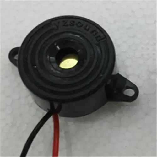 5pcs Black Piezo Electronic Tone Buzzer Alarm Continuous Beep DB DC 3-24V Drive Circuit Built in Mounting Holes |