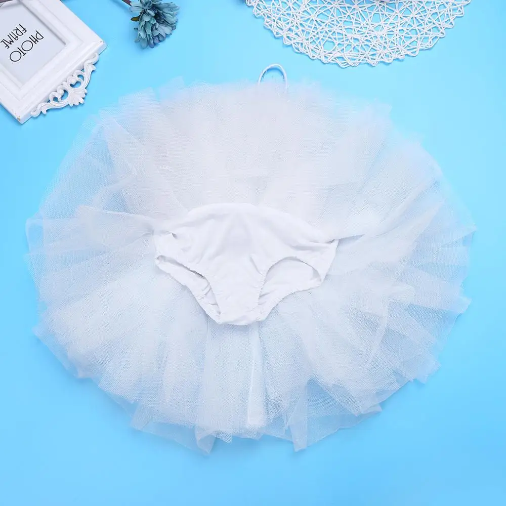 Детские балетные костюмы FEESHOW профессиональные Балетные с белым лебедем и озером