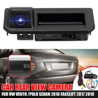 rear trunk tailgate back door handle rear view parking backup camera hd for vw vento facelift 2017 2018 2019