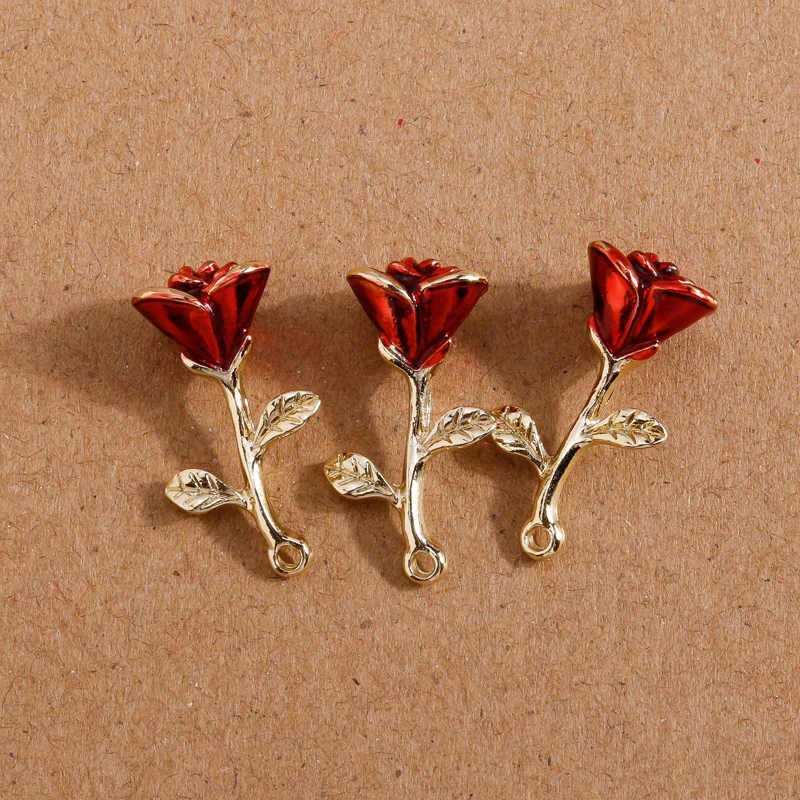 4 шт. эмалированные подвески для ювелирных изделий 12 х24 мм |