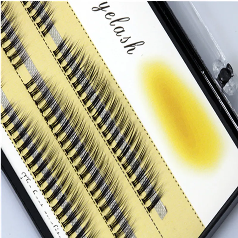 Натуральные Мягкие Накладные ресницы для наращивания 7-11 мм 10D роскошные радужные