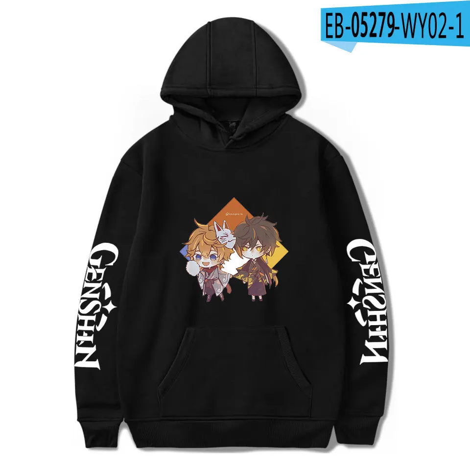 

Print Genshin Impact Hu Tao Hoodie Men Women Sweatshirts Game Genshin Impact Clothes Boy girls teen Tracksuits Cartoon Clothes
