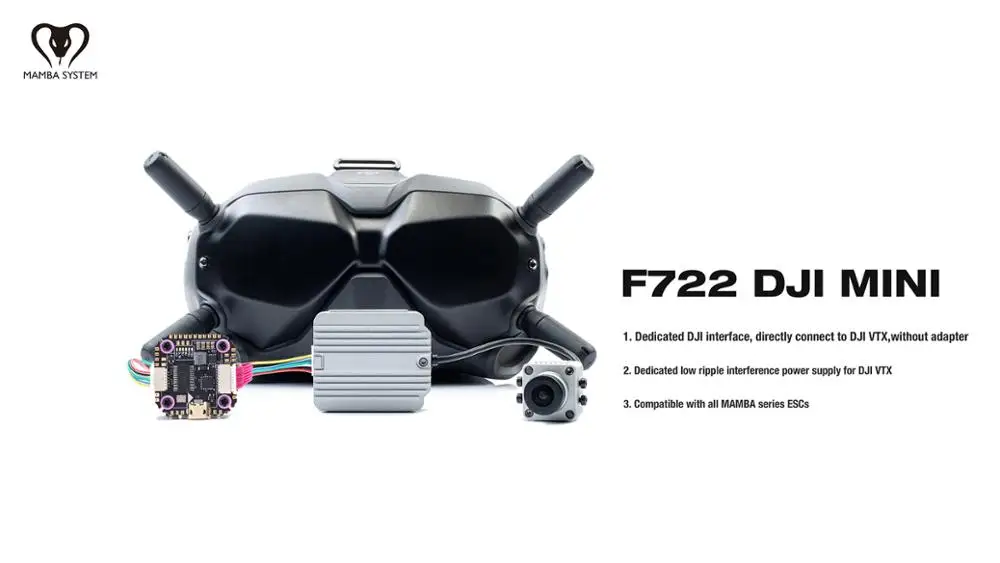 Контроллер полета Diatone MAMBA F722 DJI MINI Flight Controller Stack Port Support port F35 3-6S Max 45A электронный