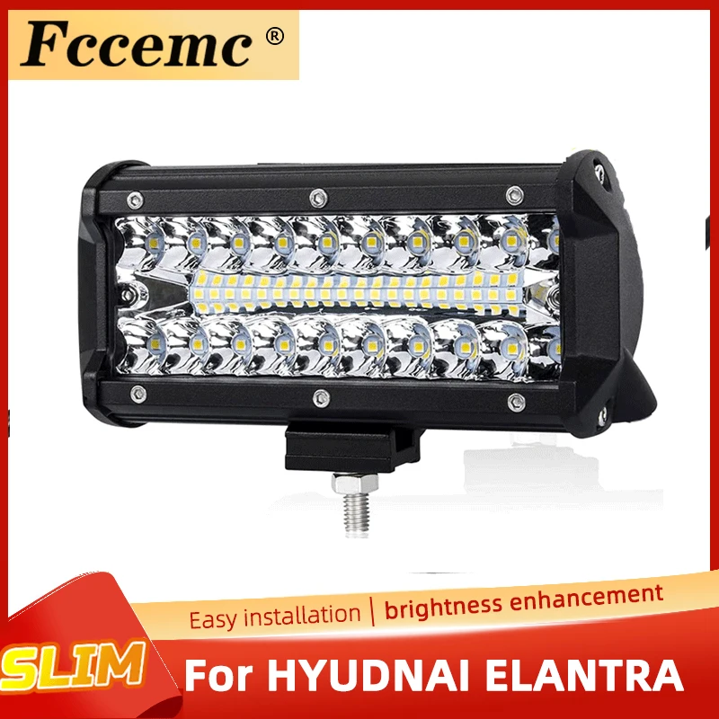 

Led Automotive Motorcycle Running Additional Magnetic Faros Niva Ditch Pods Worklight Slim Verstraler Lada For HYUDNAI ELANTRA