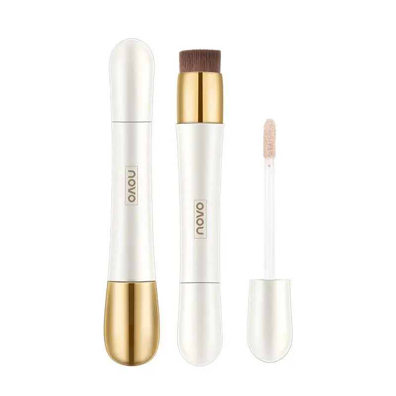 

Hydrating Light Mist Concealer Liquid Foundation Makeup Moisturizing Non-sticky Face Cosmetics Concealer Cream With Brush TSLM1