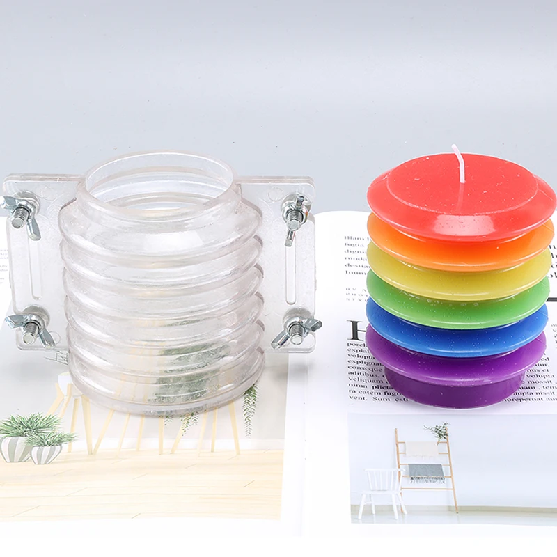 DIY ручной работы спиральные столбчатые формы для свечей цилиндрические diy