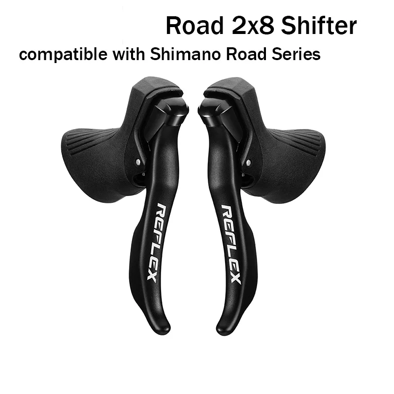 Groupset REFLEX Road Bike Shifter 2x8 Speed Brake Lever Bicycle Derailleurs SHIMANO rear derailleur Sora Tiagra Claris