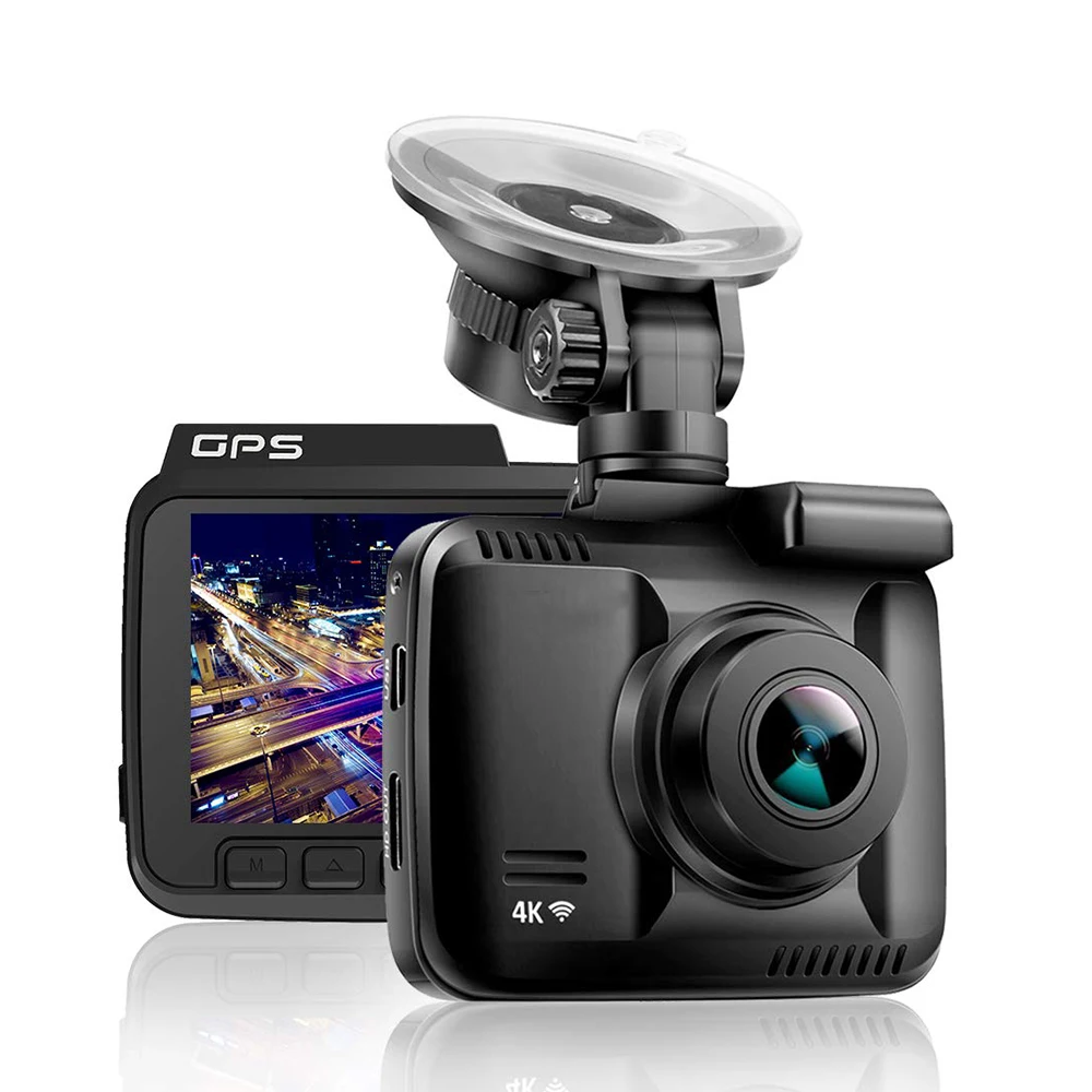 Single DVR 16GB Card GS63H gps Автомобильная камера рекордер WiFi Автомобильный видеорегистратор Камера 4K Full HD видео автомобильное видеонаблюдение HDMI авто камера HD зеркальная камера - Название цвета: Single DVR 16GB Card