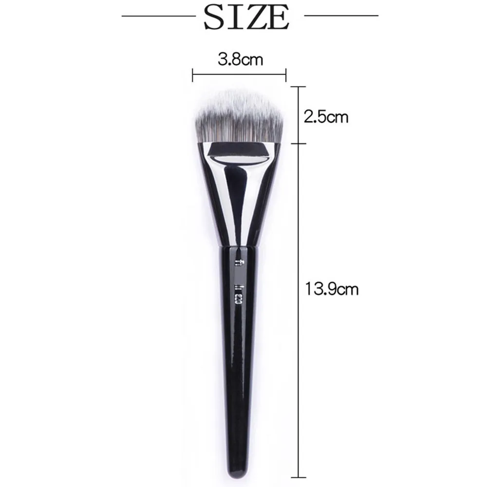 

1PC Professional Flat Foundation Brush Perfect For Blending Liquid Cream Or Cosmetics Shadow Dense Bristles Makeup Beauty Tools