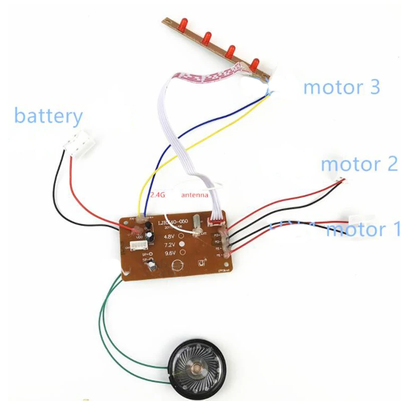 1 комплект новый пульт дистанционного управления 6CH Mini 2 4G + плата рецивера