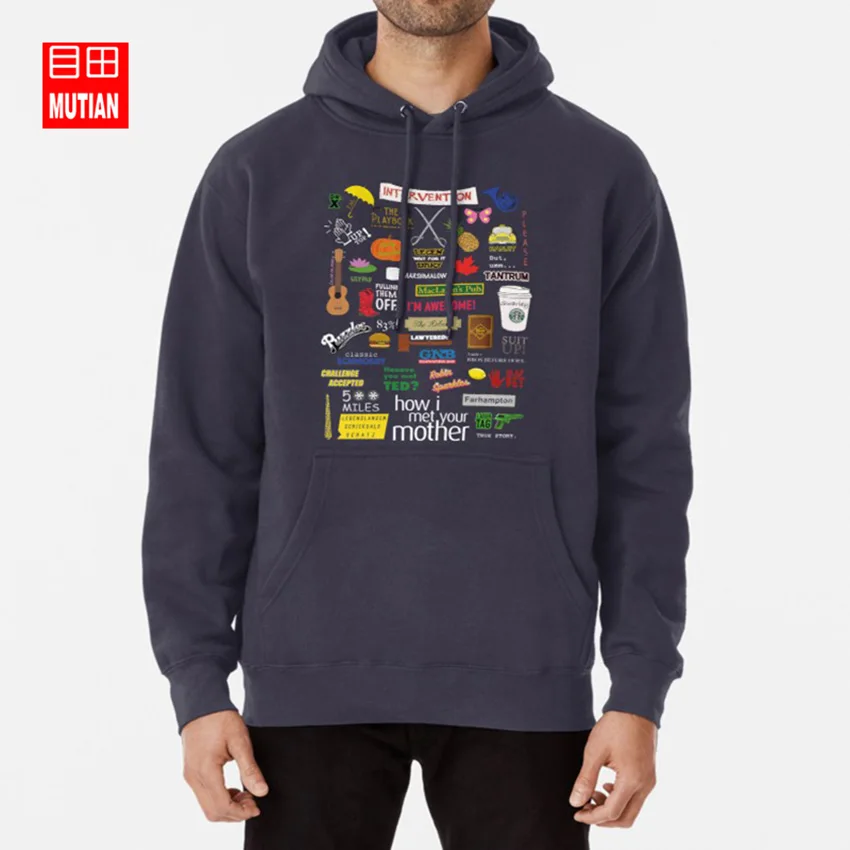 Толстовки How I Met Your худи для матерей как я встретил вашу маму himym Барни потрясающие