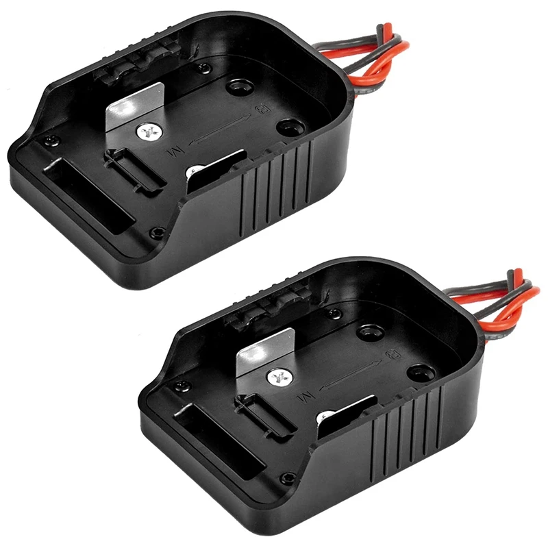 

C for Power Wheels Adapter for Makita 18V/14.4V Battery Power Mount Connector Adapter Dock Holder 2 Packs