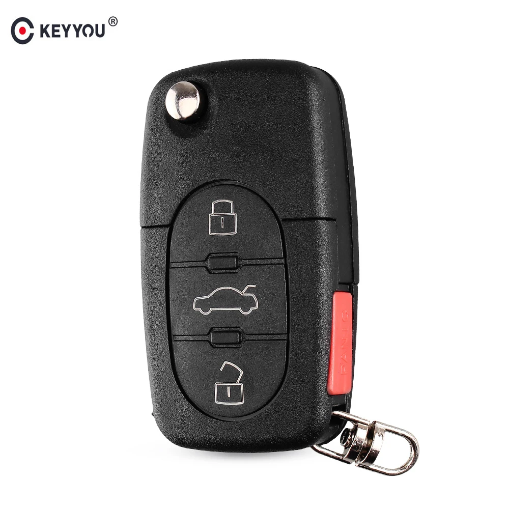 Чехол KEYYOU Small CR1620 с откидной крышкой для аккумулятора 3 + 1 4 кнопки пульта
