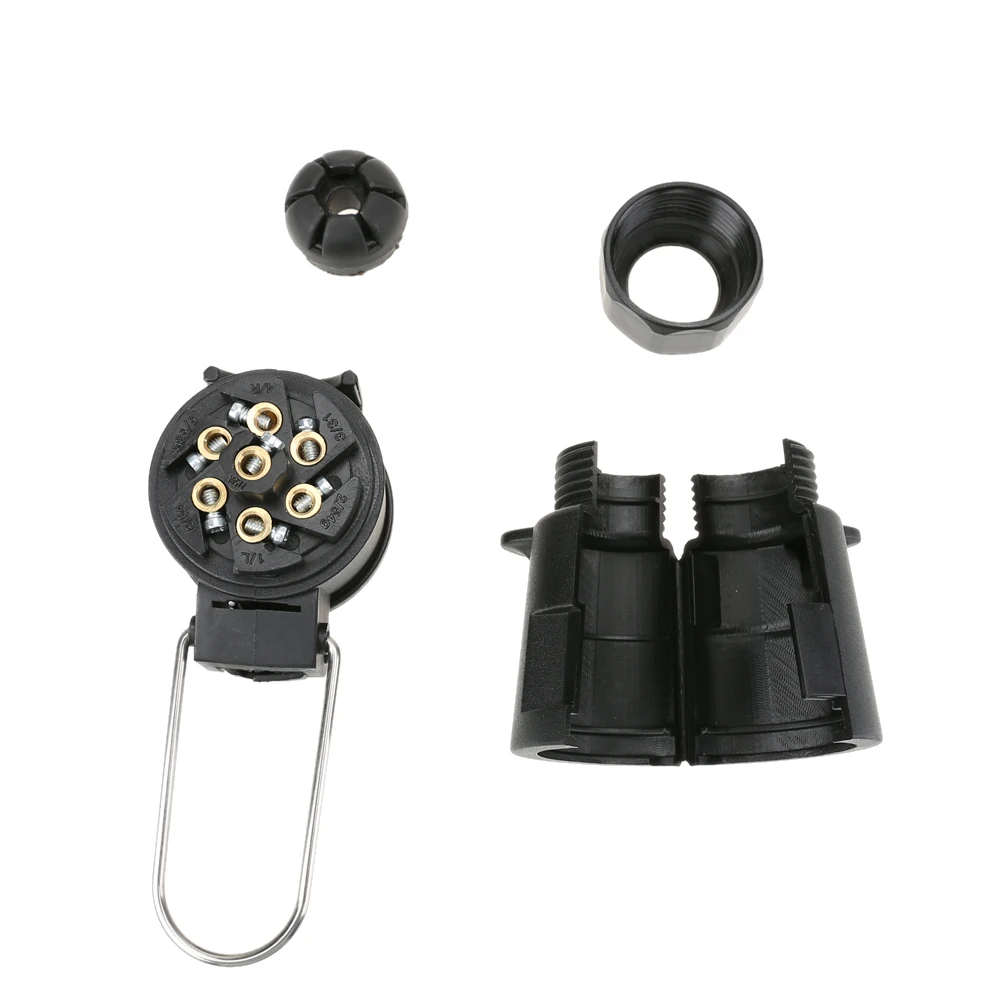 Проводной разъем 7 Pin 12V розетка электрического прицепа буксирная осветительная