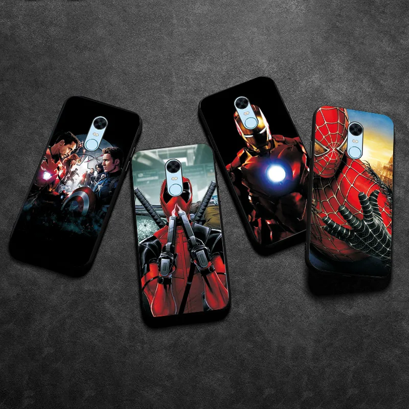 Для huawei Nova 2 2i 3 3i 3e 4e чехол Marvel Капитан Человек-паук чехол для телефона для huawei mate 10 mate 20 Lite Pro Черная задняя крышка из ТПУ