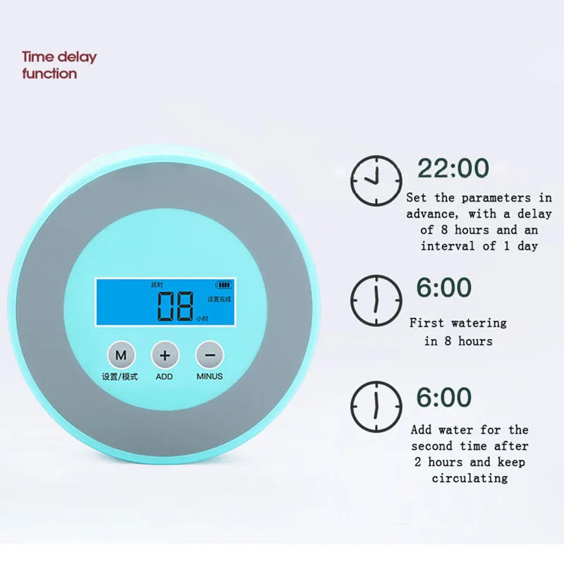 2020 ЖК дисплей сад интеллигентая (ый) автоматический полив устройство таймер