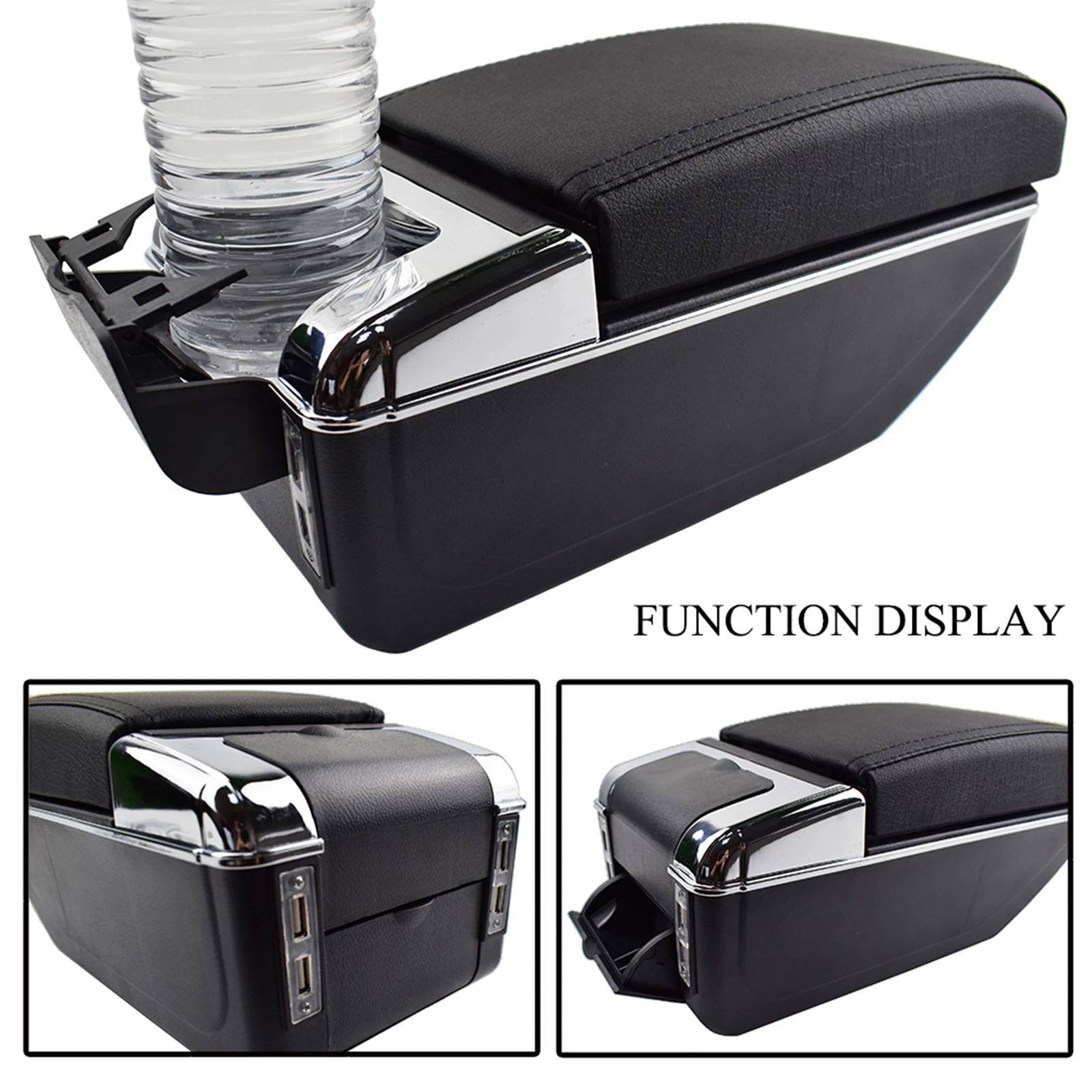 Подлокотник с USB-интерфейсом подставка под руку планшетофон для Skoda Fabia 2 2008 - 2013 (5J)