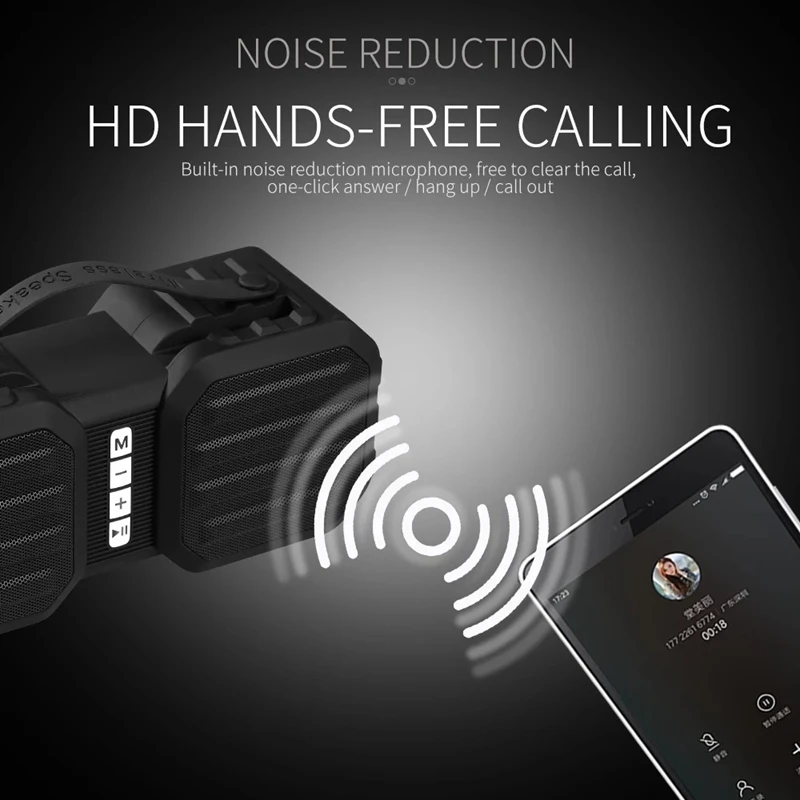 X8 беспроводной Bluetooth динамик Портативный HiFi Многофункциональный Soundbox TWS стерео
