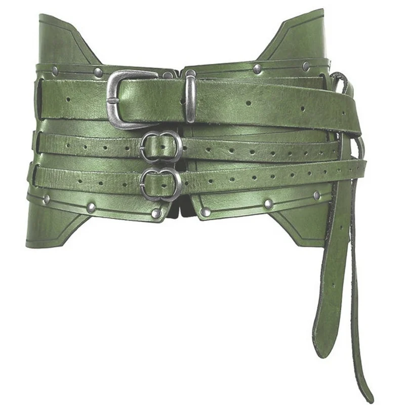 

High Quality Imitation Leather Armor Belt Medieval Steampunk Costume Cosplay Belt Leather Belt