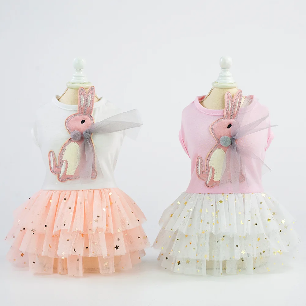 Весенне летняя одежда для домашних животных Новая юбка собак Милая Послушная с