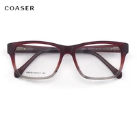 women round double color frame spectacles cat vintage acetate glasses frame men brand design optical prescription retro eyewear