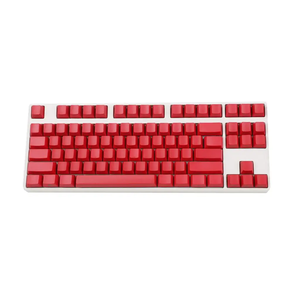 87 YMDK боковая печать ANSI Толстая клавиатура PBT для механической клавиатуры Tenkyless