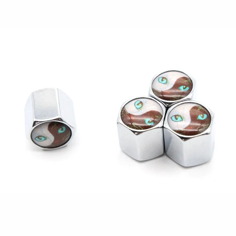 DSYCAR 4 шт./компл. автомобильный Стайлинг цинковый сплав Автомобильная крышка