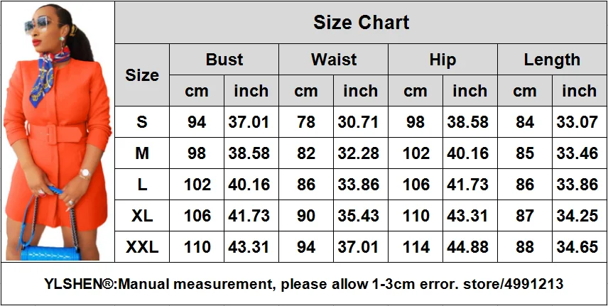

2020 Africa Suit Dress African Dresses For Women Dashiki Ladies Clothing Ankara Plus Size Elegant Orange Pencil Dress with Belt