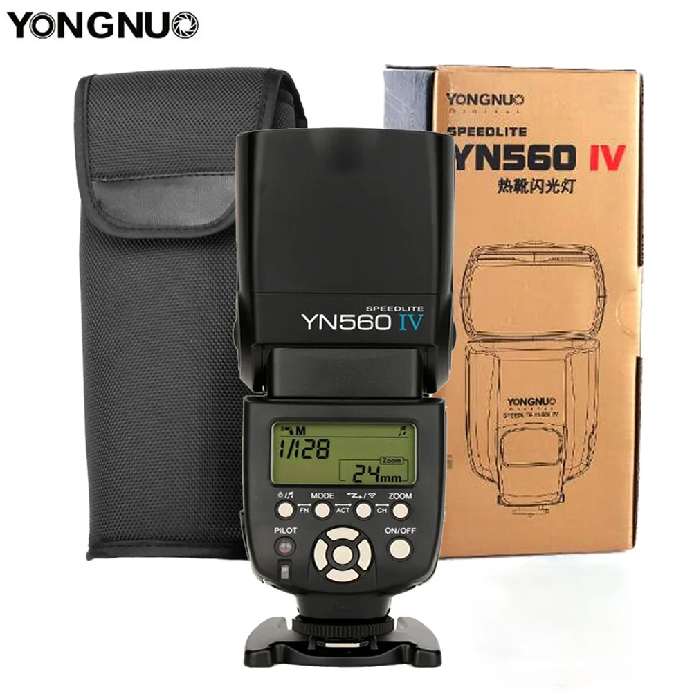 YN560IV Speedlite 2 4G Беспроводная радиоуправляемая вспышка YN560 IV для DSLR камер Canon Nikon Sony