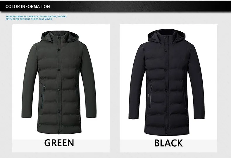 New Men's Winter Jacket High Quality Thick Winter Middle-Aged Warm Long Coat Cotton Clothes Men Parkas Large Size 5XL
