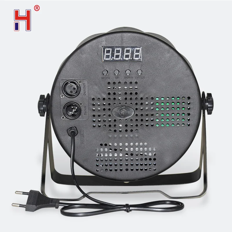 Плоская светодиодная Par Светильник 54X3W RGB 3In1 Dmx512 Управление с 7 Каналы DMX мыть