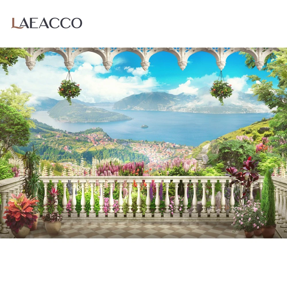 Винтажные фоны для фотосъемки с изображением арочной двери весенней лозы лебедя