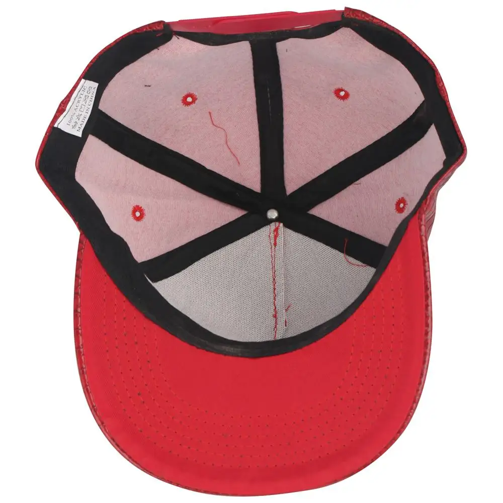 Корейская бейсболка в стиле хип хоп красная бейсбольная Кепка из искусственной