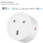 Горячая WI-FI смарт-розетка Мощность переключатель приложение Дистанционное Управление таймер огнезащитной PC смарт Мощность розетка с защитой штекеров адаптер UK Новый