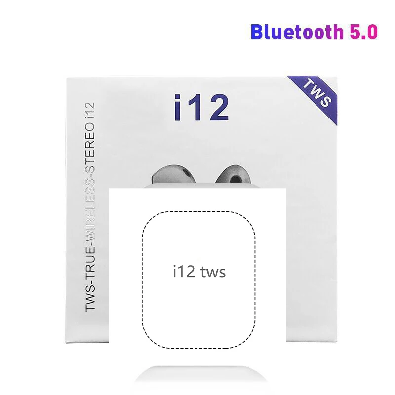 Беспроводные стереонаушники Tutew i12 TWS Bluetooth наушники мини беспроводные сенсорная