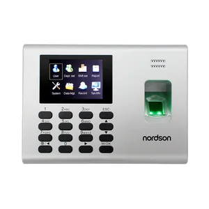 nordson tcpip networ fingerprint access control system and time attendance terminal 2 8 inch tft screen built in backup battery free global shipping