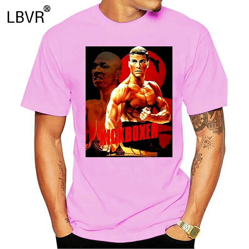 Мужская футболка Kickboxer Постер из фильма Жан-Клода Ван Дамм топы с круглым вырезом
