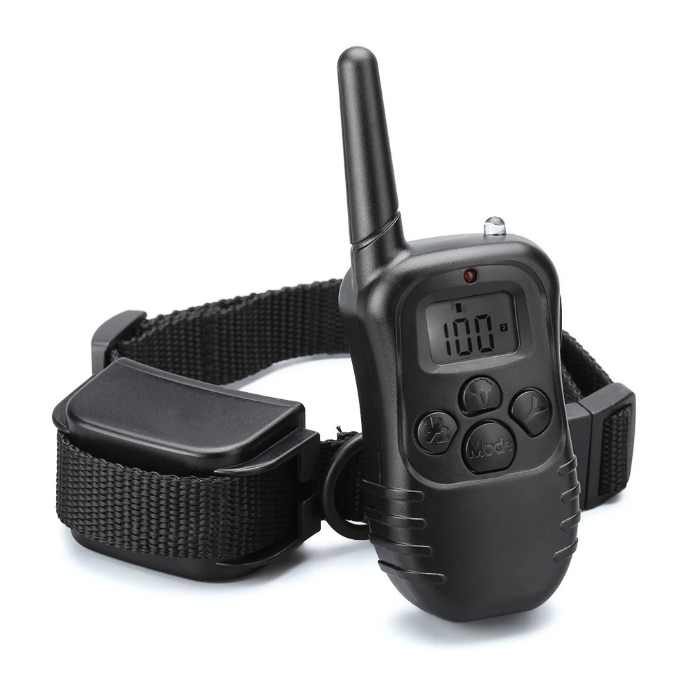 

800m Dog Training Collar Remote Electronic Shock Training Collars Rechargeable Waterproof Stop Barking Dog Training Nylon rope