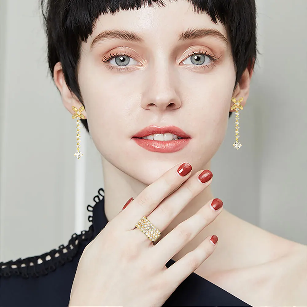 Женские серьги подвески с бантом серебро 925 пробы|Серьги-подвески| |