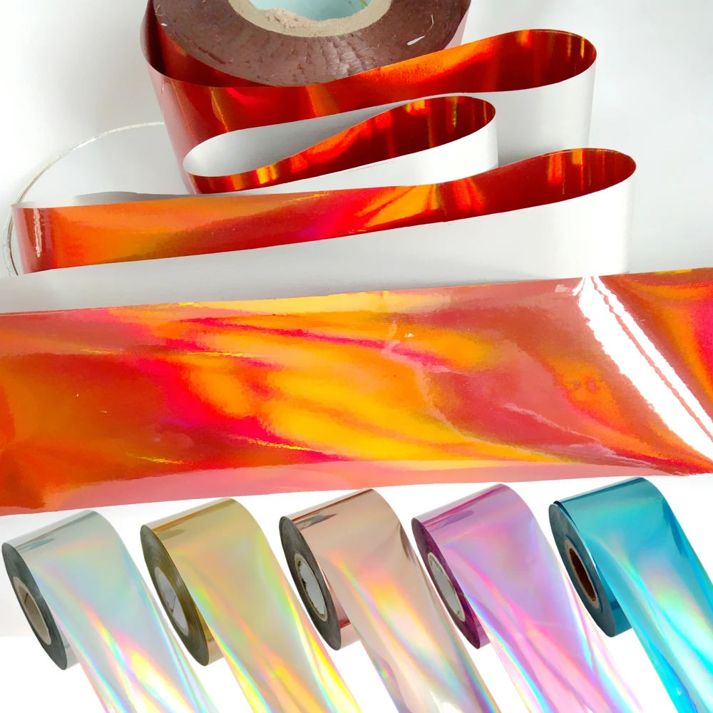 Оптовая продажа 120 м голографическое искусство ногтей переводная фольга